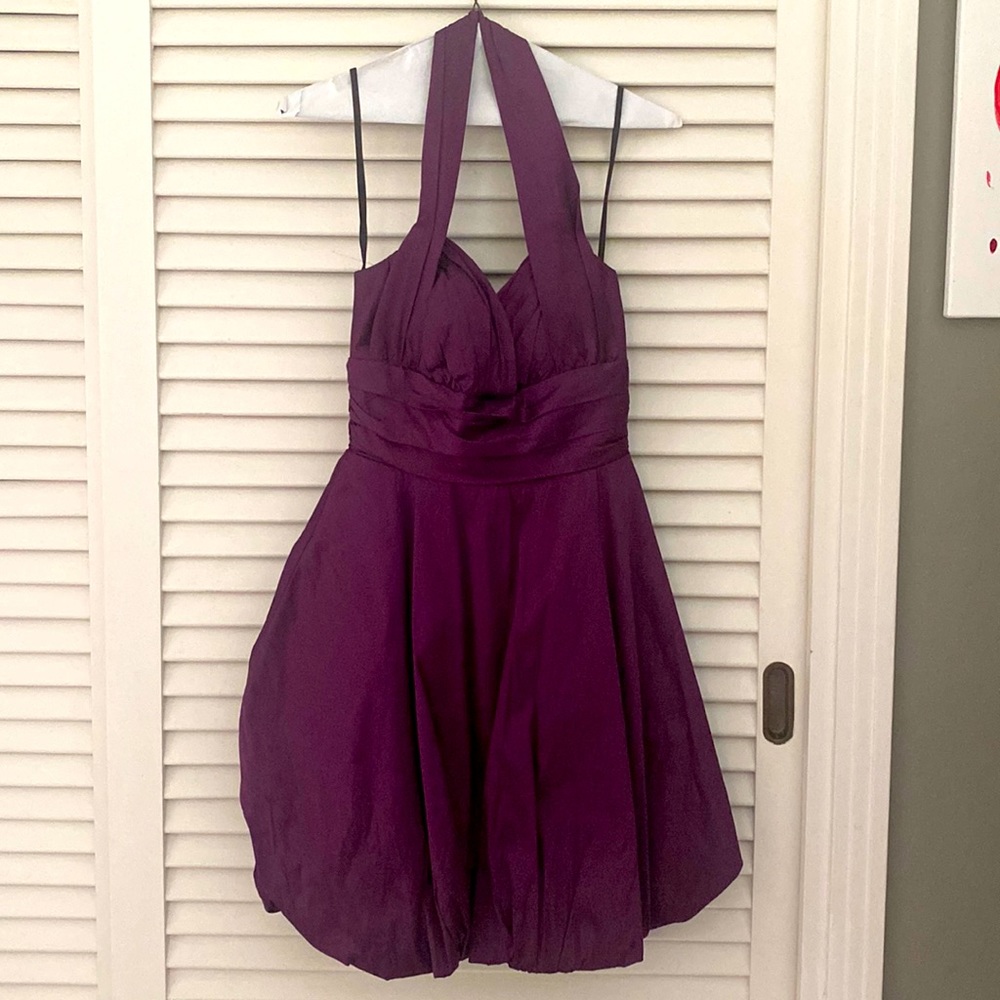 Purple cocktail dress